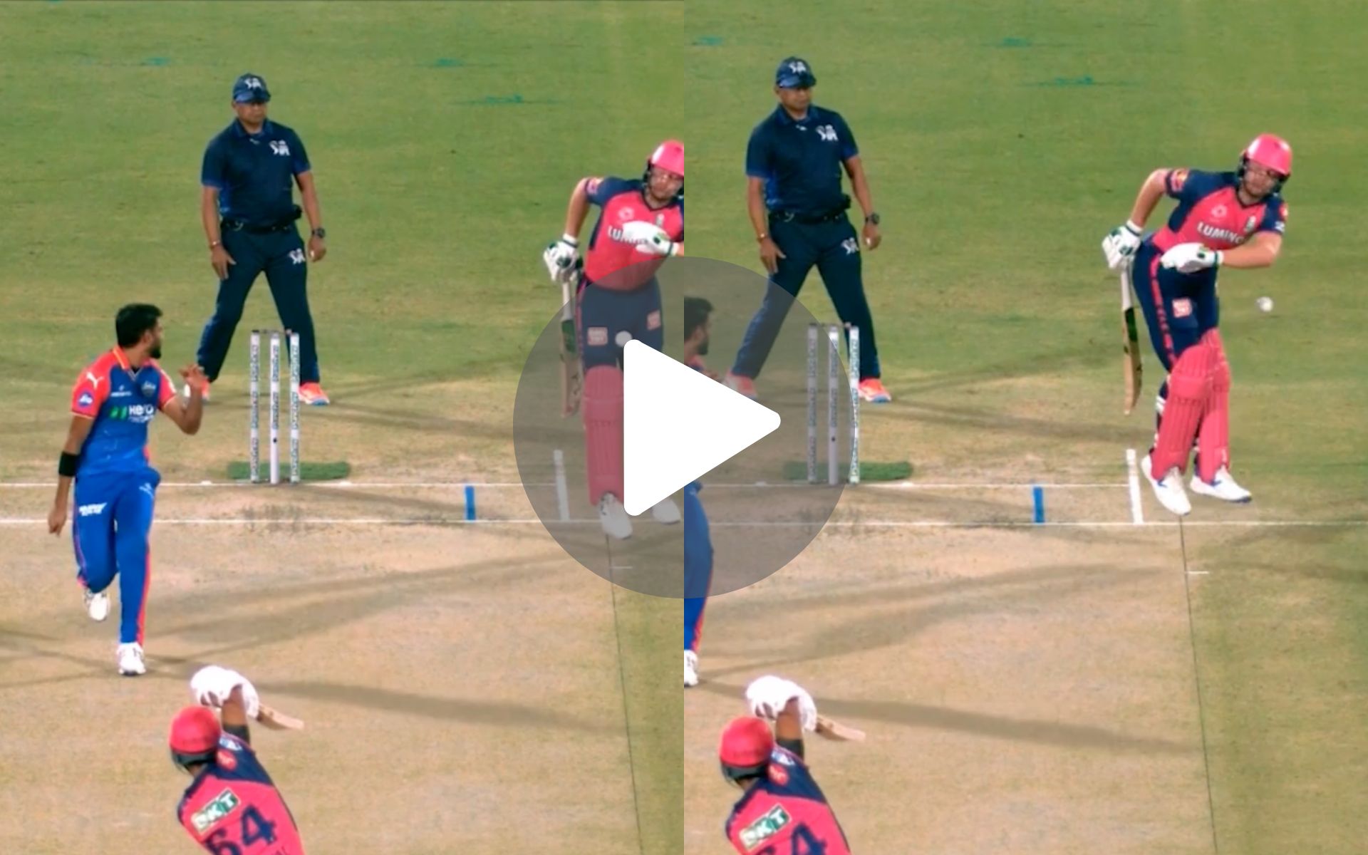 [Watch] Yashasvi Jaiswal Almost Strikes Jos Buttler's 'Box' With A Lightning Hit Off Khaleel